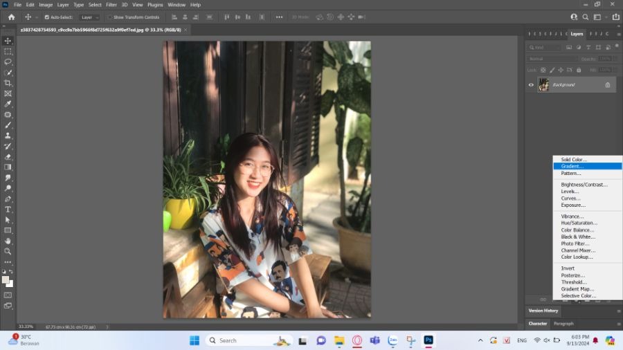 Chỉnh màu trong Photoshop bằng công cụ Gradient